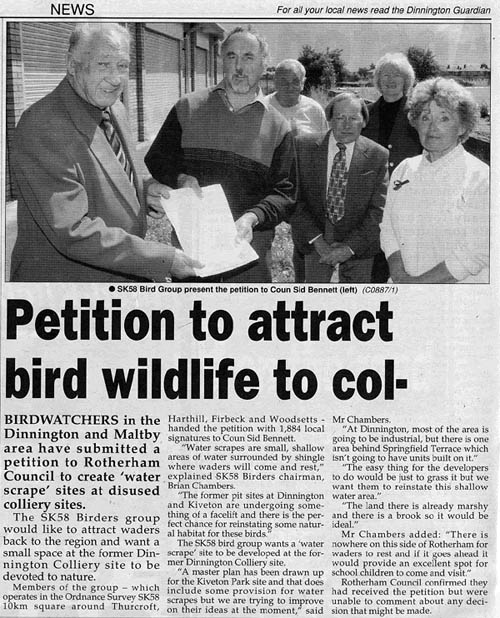 1800 name petition re development of pit tops